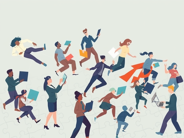 Illustration of team misalignment